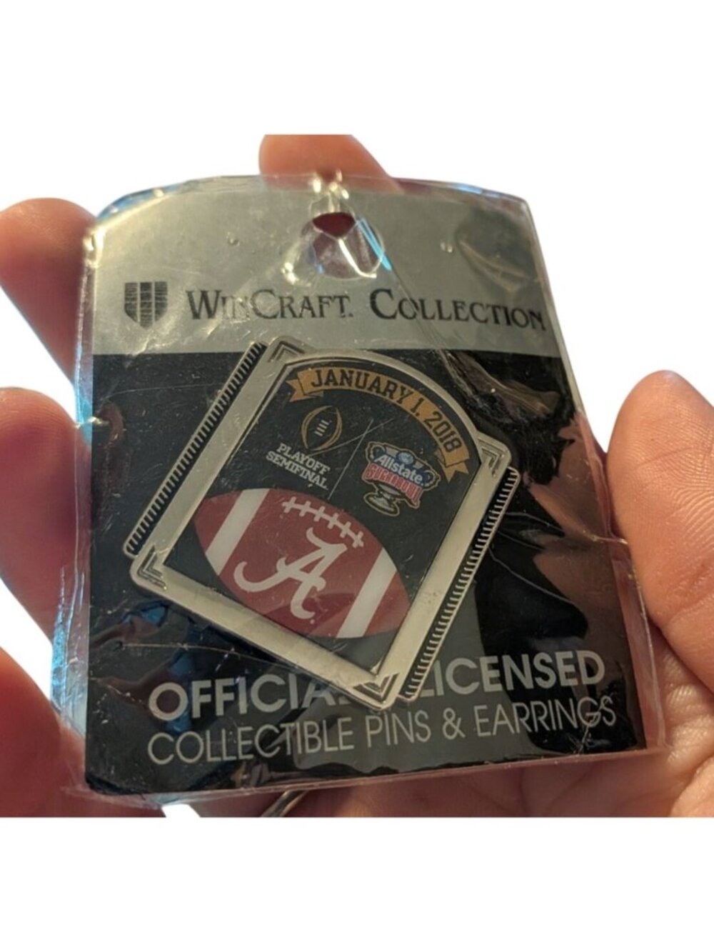 Alabama Crimson Tide 2018 Sugar Bowl Pin WinCraft Official Licensed Collectible